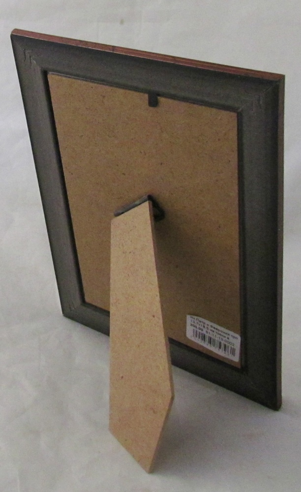 Икона Петр и Феврония преподобные. 13,7х18,5 на ткани в багетной рамке на подставке