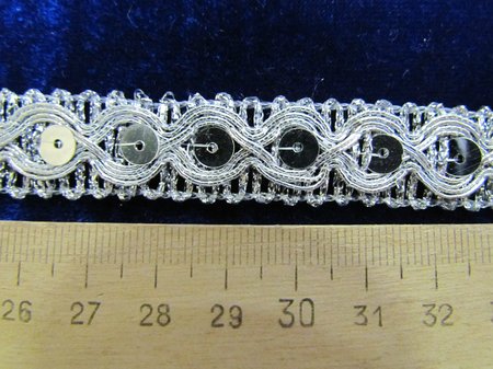 Тесьма серебро 50