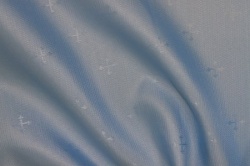 Подкладочная, жаккард церковный, светло-голубая, шир. 185 см. , полиэстер