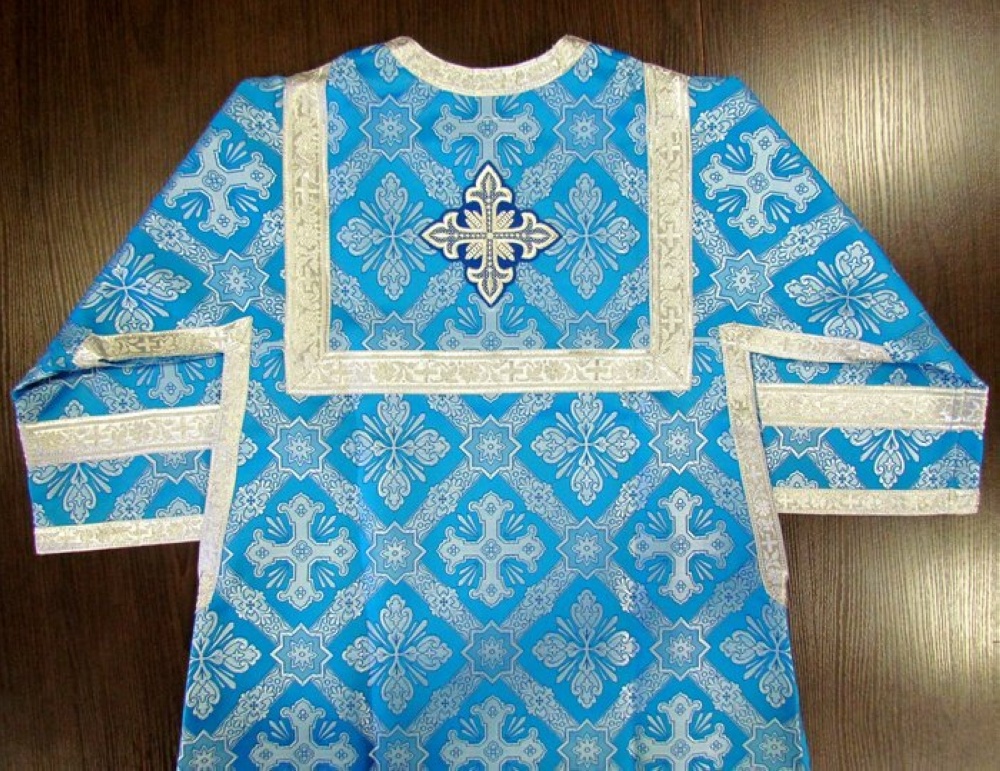 Стихарь алтарный, шелк, длиной до 104 см