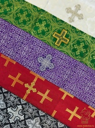Пелена на престол/жертвенник 120 х 120, шелк церковный
