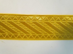 Галун Ногинск ДИАГОНАЛЬ жел. шир. 5 см Галун Ногинск ДИАГОНАЛЬ жел. шир. 5 см