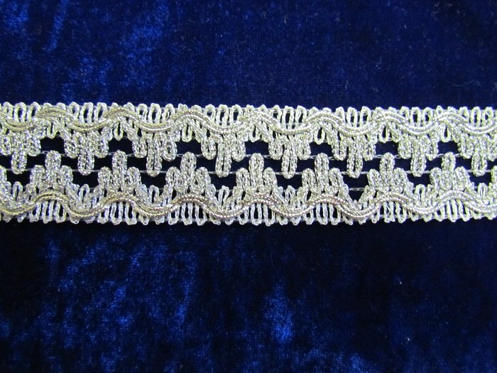 Тесьма серебро 96