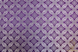 Шелк ОСТРОЖСКИЙ, фиолетовый с серебром, шир. 150 см, Павловский Посад