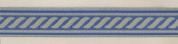 Галун Ногинск ЛЕПЕСТОК голубой с серебром, шир. 5 см Галун Ногинск ЛЕПЕСТОК голубой с серебром, шир. 5 см