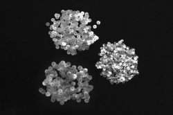 Пайетки металлические, цвет - серебро, диаметр 4 мм, (100 гр в упаковке)