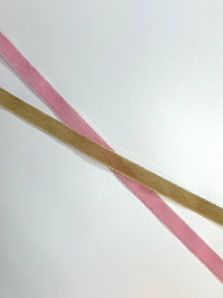 Бархотка, шир. 12 мм, 16 м, цвет - микс