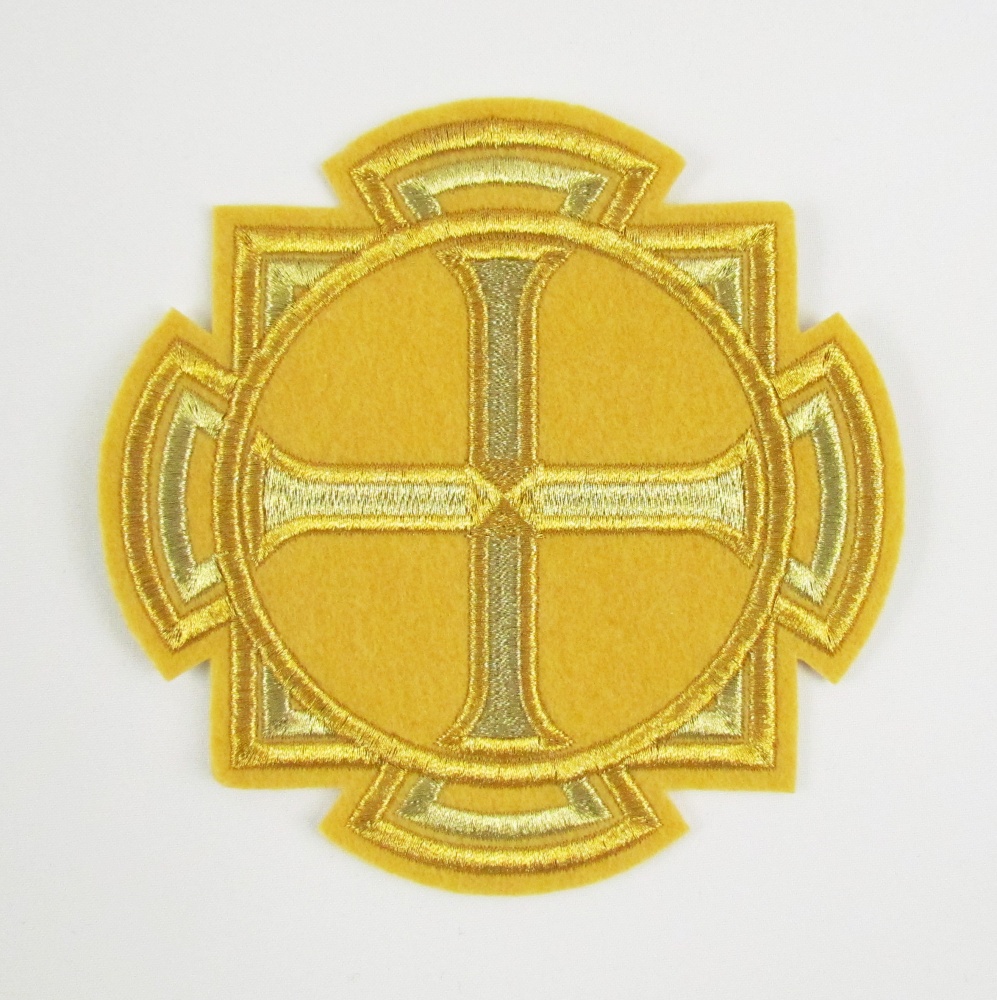 Набор крестов, иерейский, БУЛАТ, горчица с золотом, 14 шт