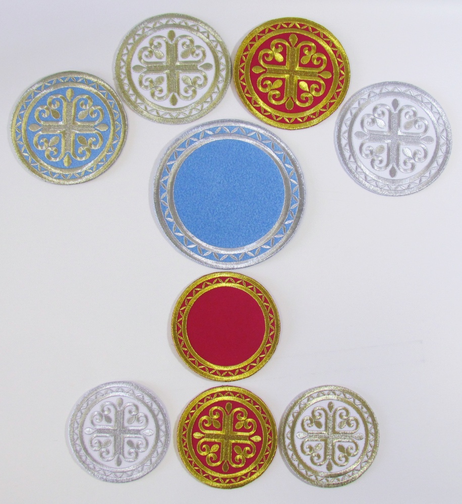 Салфетка под подсвечник, диам. 12, 15, 19 см