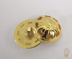Пуговицы 25 СОЛНЫШКО пластик золото Пуговицы 25 СОЛНЫШКО пластик золото