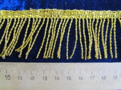 Бахрома золото 34 арт. 155, 20 м в упаковке