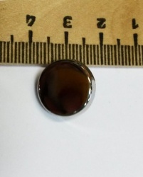 Пуговицы ГЛАДКИЕ серебро металл, 15 мм Пуговицы ГЛАДКИЕ серебро металл, 15 мм