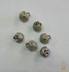 Пуговицы РАКУШКА, серебро Пуговицы РАКУШКА, серебро