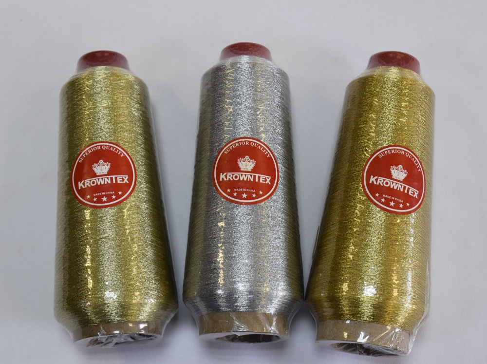 Нитки Krowntex золото, арт. 3052, 5000 ярдов
