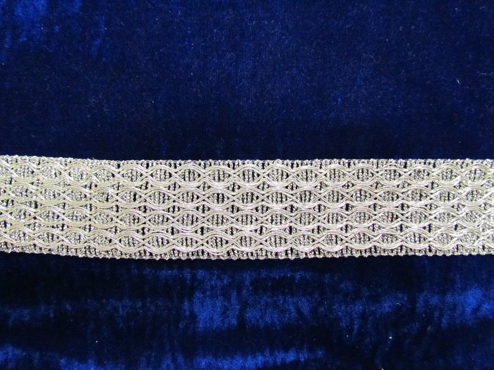 Тесьма серебро 64