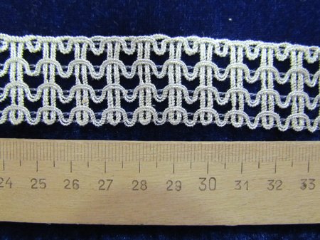 Тесьма серебро 58