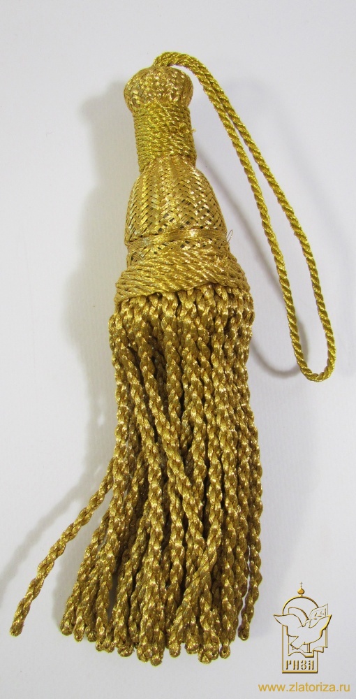 Кисть золото 16 см арт. А2299, 54361А