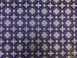 Шелк СВЕТЛАНА, фиолетовый с серебром, шир. 150 см, Рахманово Шелк СВЕТЛАНА, фиолетовый с серебром, шир. 150 см, Рахманово