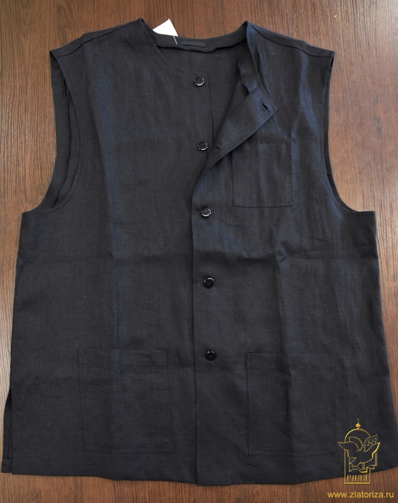 Жилетка мужская, лен