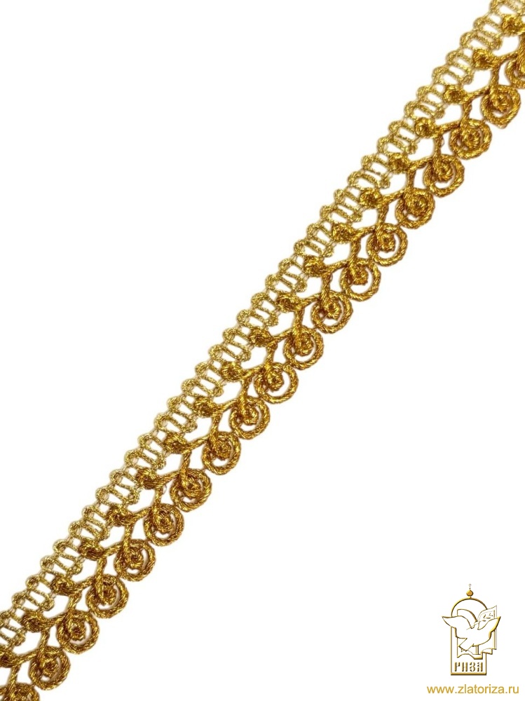 Тесьма золото 29, в упаковке 16. 4 м, F292, 4457