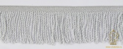 Бахрома серебро 27/2 М (веревка, 7 см), 25 м в упак