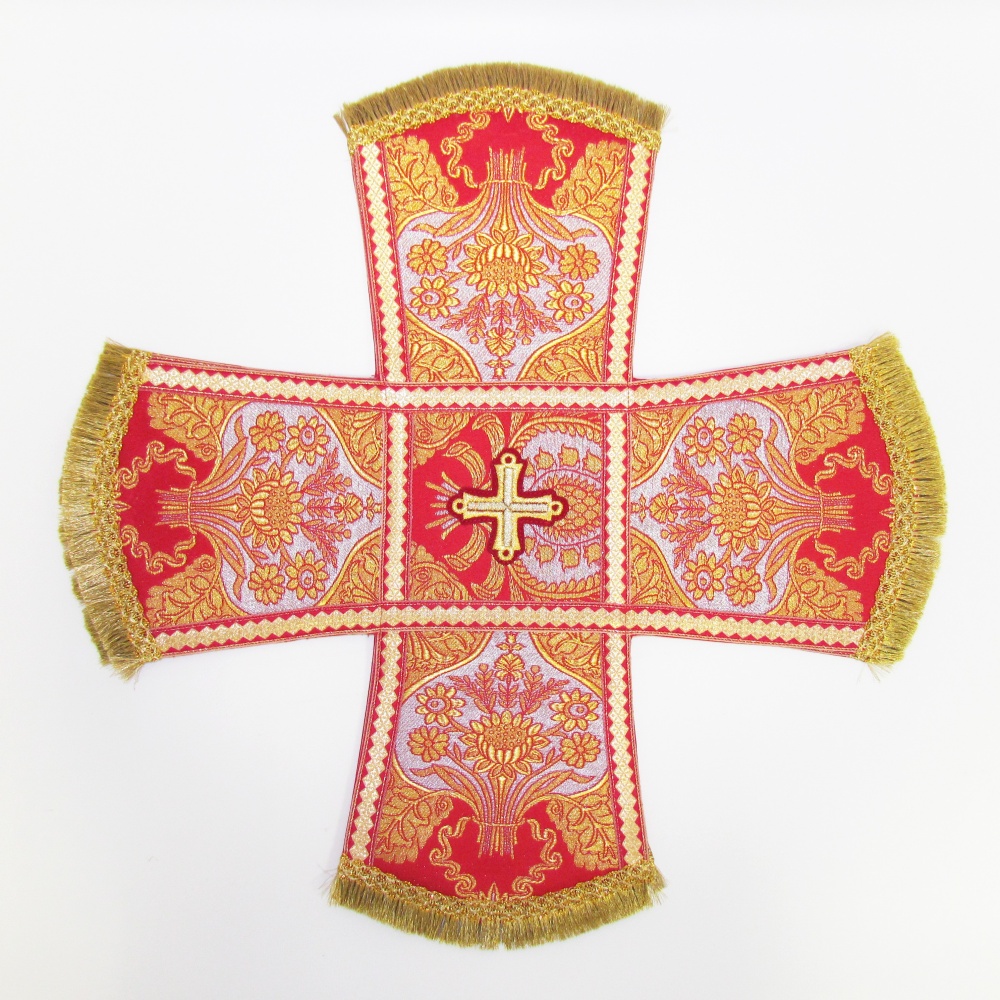 Покровцы парча, красные