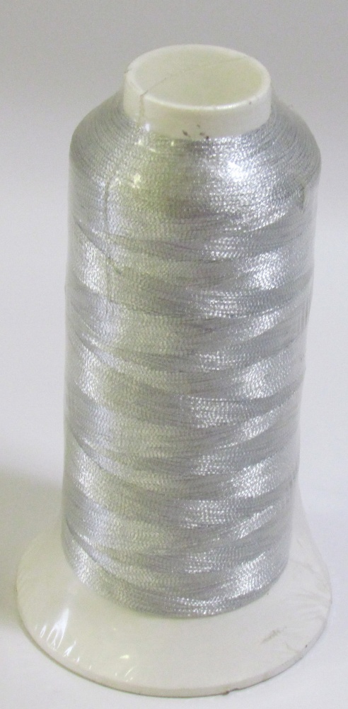 Нитки металлизир. ST 300-S темное серебро, для вышивки, бобина, Турция