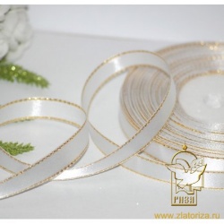 Лента атласная 1 см, цвет - микс