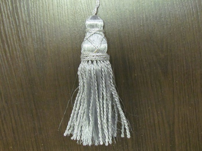 Кисть декоративная, серебро, арт. 1964, 97950, длина 16 см