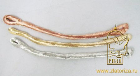 Нить золотная в пасмах, серебро Нить золотная в пасмах, серебро