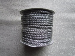 Шнур серебро, металл, 4 мм, арт d1016, витой Шнур серебро, металл, 4 мм, арт d1016, витой