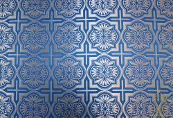 Парча ЦАРЬ-ГРАД, голубая с серебром, шир. 150 см, Рахманово Парча ЦАРЬ-ГРАД, голубая с серебром, шир. 150 см, Рахманово