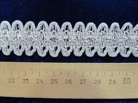 Тесьма серебро 72