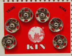 Кнопки пришивные металл KOH-I-NOOR диам. 10 мм (6 шт. в блистере)