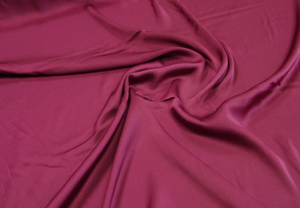 Шелк бордо, искусственный, шир. 150 см