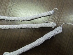 Шнур серебро, металл, 1 мм, арт 6 PLY silver dori, витой