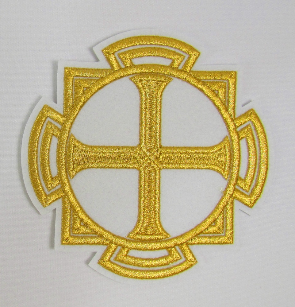 Набор крестов, иерейский, БУЛАТ, белый с золотом, 14 шт