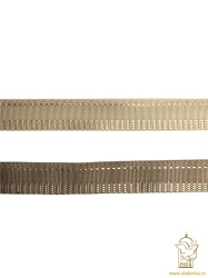 Брючная лента, бежевая, шир. 1,5-2 см