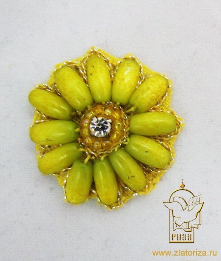 Цветок из бусин