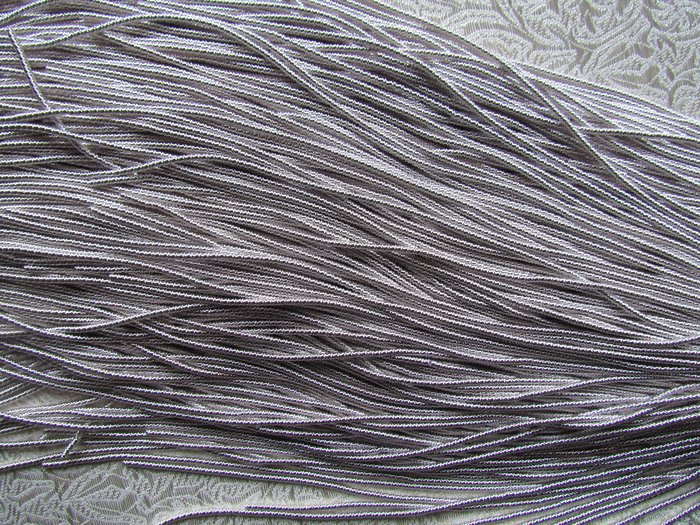 Канитель 30К серебро темное, фигурная