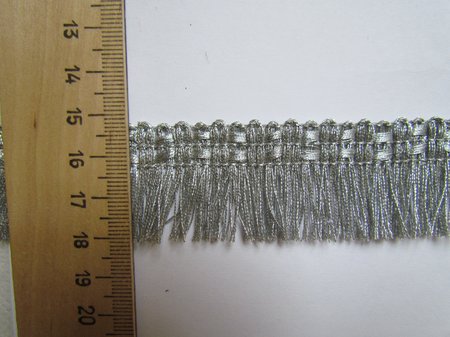Бахрома серебро 28, арт. 156