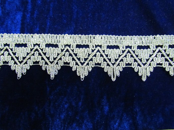 Тесьма серебро 93