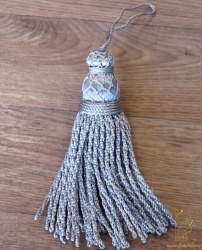 Кисть декоративная, серебро, арт. 2235, 75398А, длина 16 см