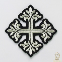 Крест 1 ВИФЛЕЕМ, черный с серебром,14,5 -16 см арт. 26774 Крест 1 ВИФЛЕЕМ, черный с серебром,14,5 -16 см арт. 26774