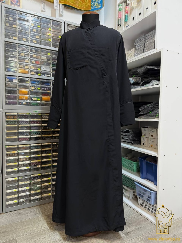 Подрясник Греческий, мужской, мокрый шелк