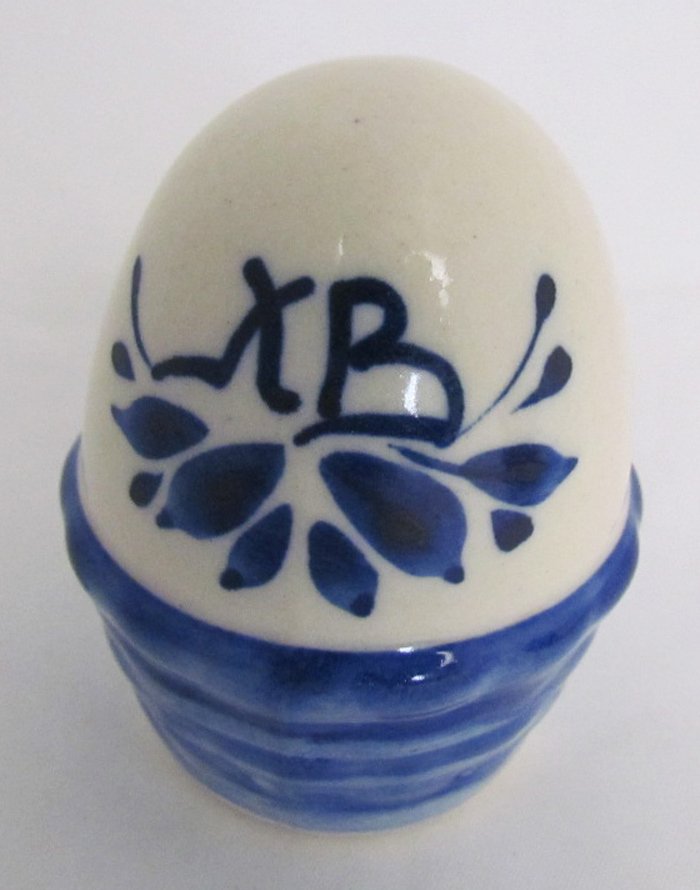Яйцо керамика большое (цветной , кобальт)