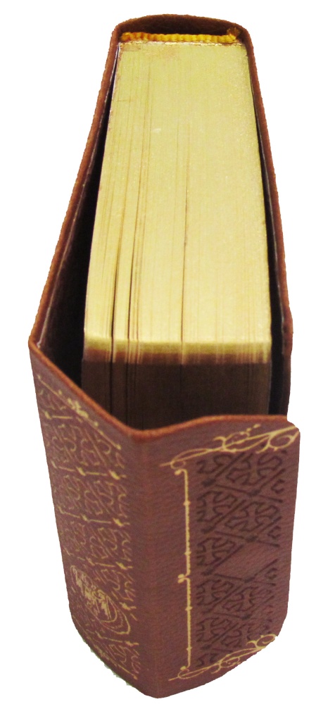 Святое Евангелие (малый формат,с клапаном, кожа, золотой обрез)