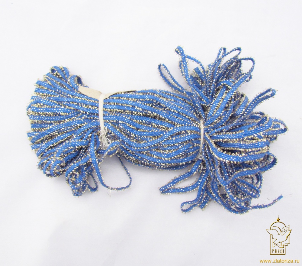 Тесьма СОРОКОНОЖКА, с люрексом, цвет - микс