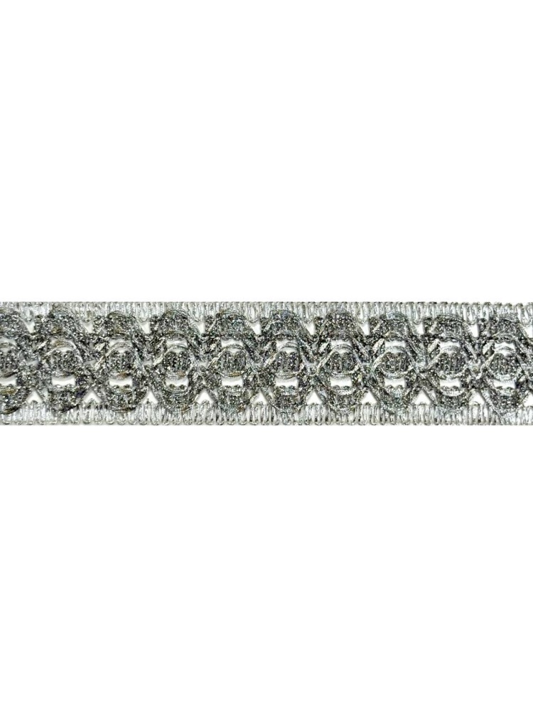 Тесьма серебро 106