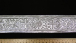 Галун ИНДИЯ ролик сереб. шир. 5 см Галун ИНДИЯ ролик сереб. шир. 5 см